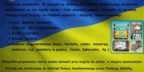 #SP7 POMAGA UKRAINIE